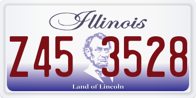 IL license plate Z453528