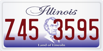 IL license plate Z453595