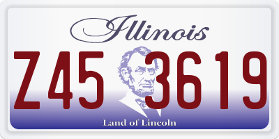 IL license plate Z453619
