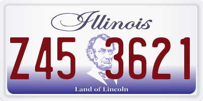 IL license plate Z453621