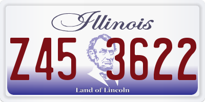 IL license plate Z453622