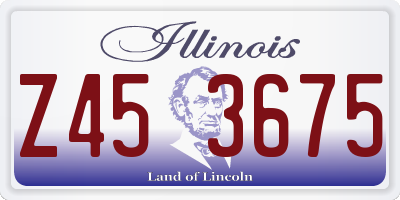 IL license plate Z453675
