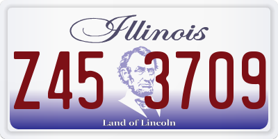 IL license plate Z453709