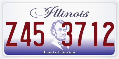 IL license plate Z453712