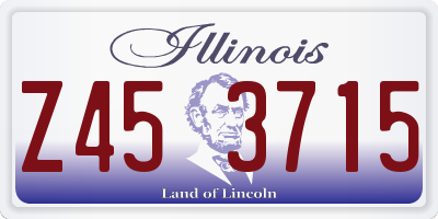 IL license plate Z453715