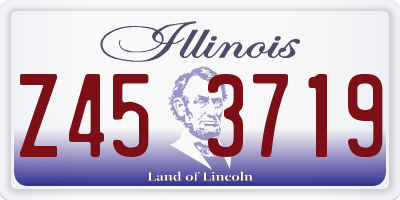 IL license plate Z453719