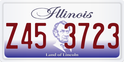 IL license plate Z453723