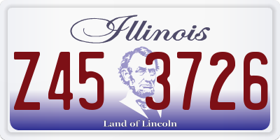 IL license plate Z453726