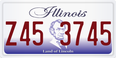 IL license plate Z453745
