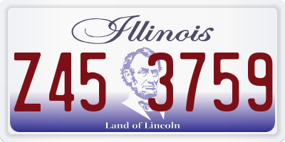 IL license plate Z453759