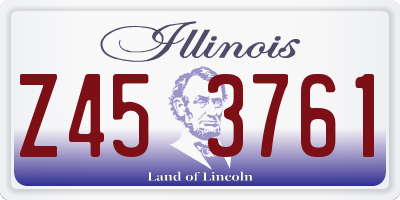 IL license plate Z453761