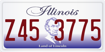 IL license plate Z453775