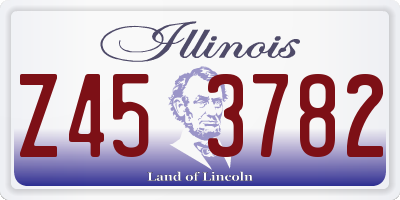 IL license plate Z453782