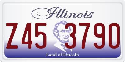 IL license plate Z453790