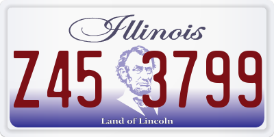 IL license plate Z453799