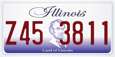 IL license plate Z453811