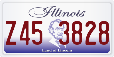 IL license plate Z453828