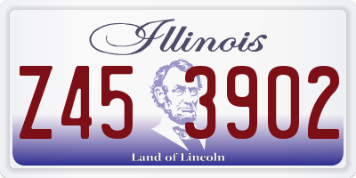 IL license plate Z453902