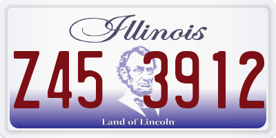 IL license plate Z453912