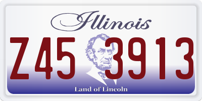 IL license plate Z453913