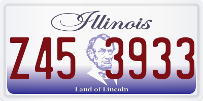IL license plate Z453933
