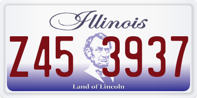 IL license plate Z453937