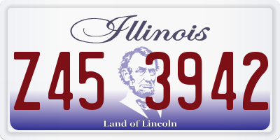 IL license plate Z453942
