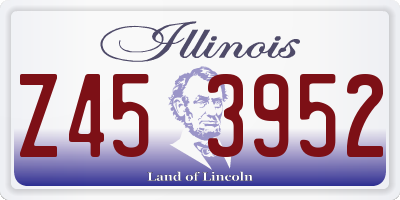 IL license plate Z453952
