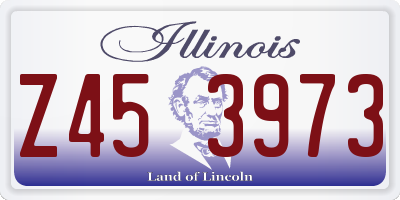IL license plate Z453973