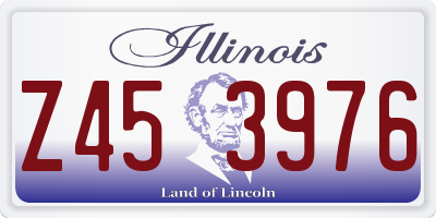 IL license plate Z453976