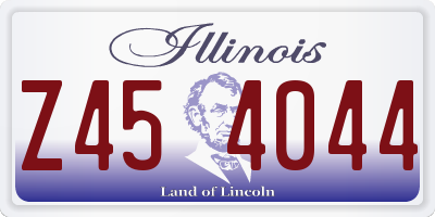 IL license plate Z454044