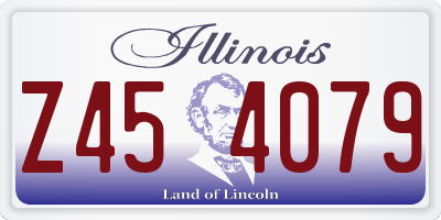 IL license plate Z454079
