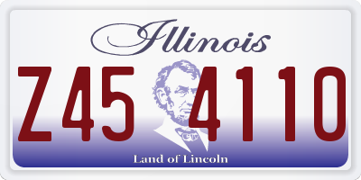 IL license plate Z454110