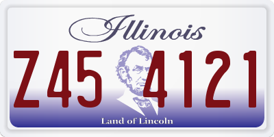 IL license plate Z454121