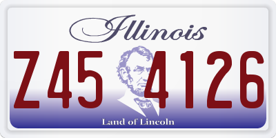 IL license plate Z454126