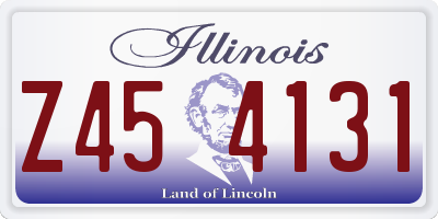 IL license plate Z454131