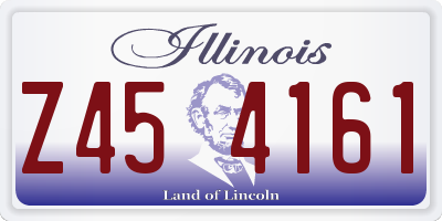 IL license plate Z454161