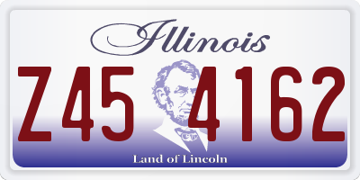 IL license plate Z454162