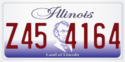 IL license plate Z454164