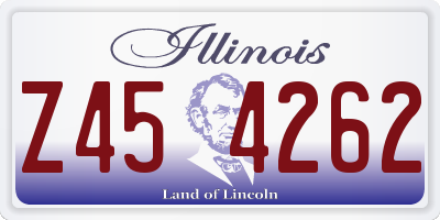 IL license plate Z454262