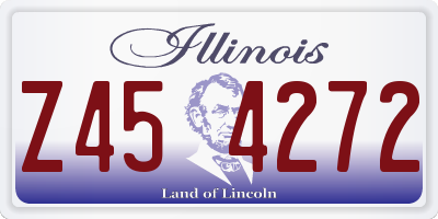 IL license plate Z454272