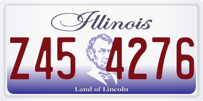 IL license plate Z454276
