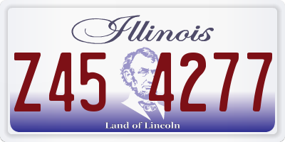 IL license plate Z454277