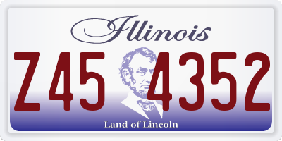 IL license plate Z454352