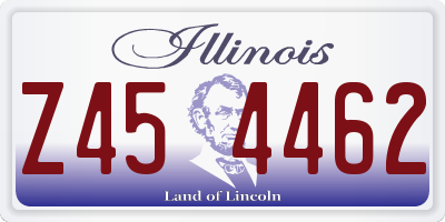 IL license plate Z454462