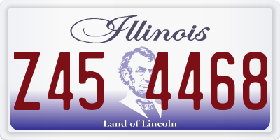 IL license plate Z454468