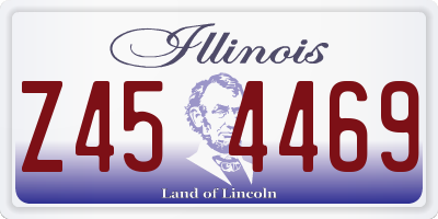 IL license plate Z454469