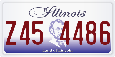 IL license plate Z454486