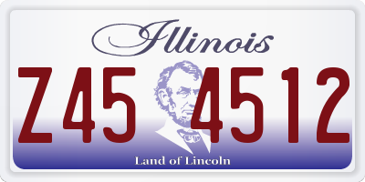 IL license plate Z454512