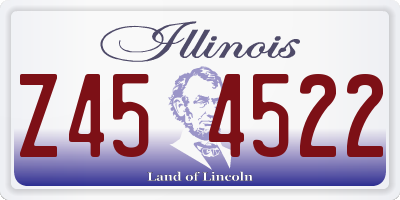 IL license plate Z454522